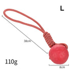 HOOPET Bite Resistant Rubber Dog Ball for Interactive Fetch Play