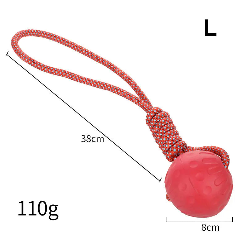 HOOPET Bite Resistant Rubber Dog Ball for Interactive Fetch Play