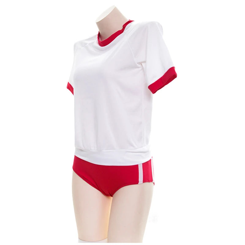 Japanese Anime School Girl Cheerleader Costume – Gym Cosplay Outfit
