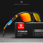 KDEAM Square Polarized Sunglasses UV400 for Men & Women