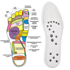 18 magnets Unisex Magnetic Therapy Massage Insoles Foot Acupressure Shoe Pads Therapy Slimming Insoles for Weight Loss