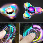 Rainbow Metal Fidget Spinner Stress Relief Finger Toy for All Ages