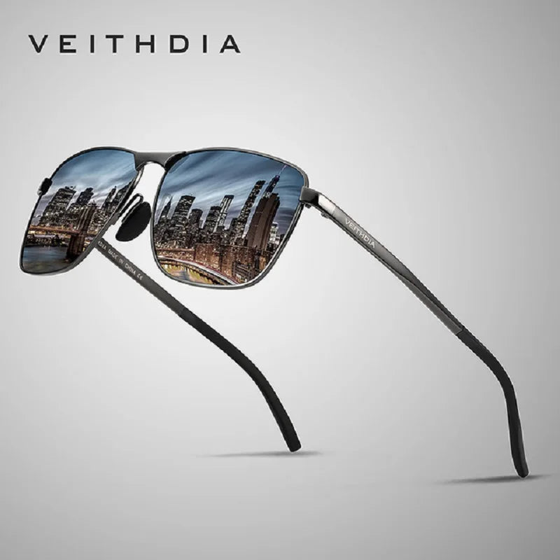 VEITHDIA V2462 Polarized UV400 Vintage Sports Sunglasses