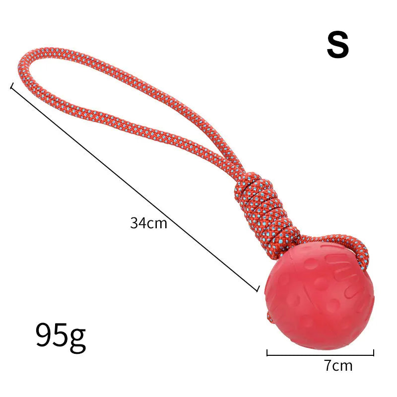 HOOPET Bite Resistant Rubber Dog Ball for Interactive Fetch Play