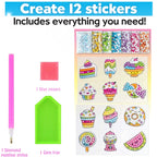 12 Create Big Gem Diamond Painting Sticker Kit Art Craft Girls Boys Unicorn Animal Sealife Magical Mosaic Dot Sticky Toys Gifts