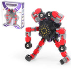 Deformable Chain Fidget Spinner Sensory Hand Toy for Creative Play