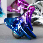 Wind Powered Kinetic Fidget Spinner Desk Toy for Stress Relief