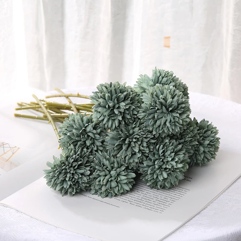 3/5Pcs Hydrangea Artificial Flowers Bouquet For Home Bedroom Decor Wedding Decoration Craft Vases Flower Arrangement Accessories