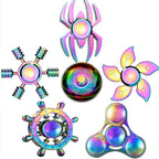 Rainbow Metal Fidget Spinner Stress Relief Finger Toy for All Ages