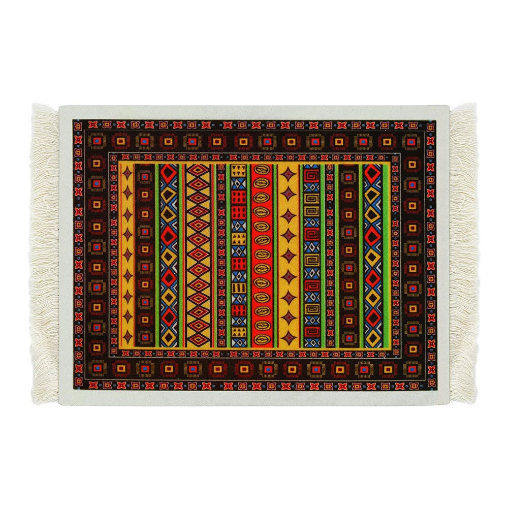 Mousepad Meal Mat Persian Carpet Style Rubber Anti-slip Durable Printing Rectangle Gaming Mouse Pads Coaster