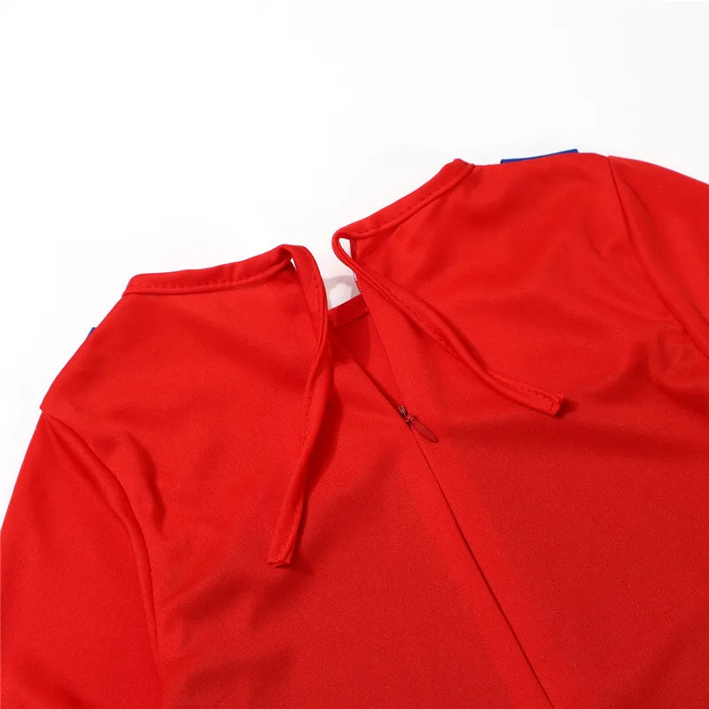 Red jumpsuit