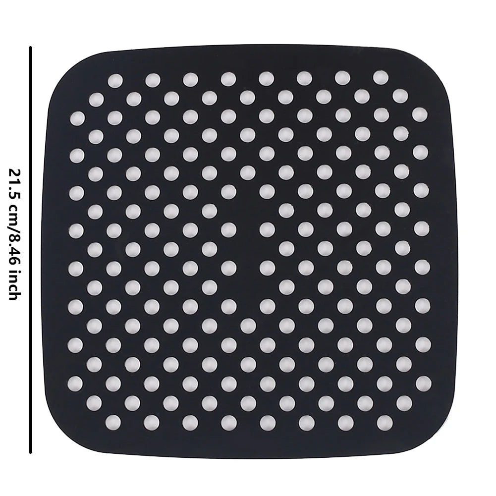 Reusable Air Fryer Silicone Mat – Non Stick Cooking & Baking Liner