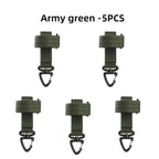 Tactical MOLLE Keychain Gear Clip Belt Holder for Outdoor EDC