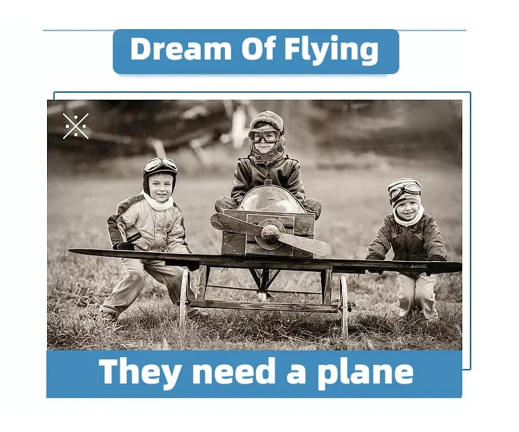 50CM Foam Glider Plane – Hand Throw Outdoor Flying Toy