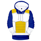 Adult Z Anime Fantasy Vegeta Cosplay Jumpsuit Hooded Hoodie Costume Men Uniform Outfits Halloween Carnival Party Suit