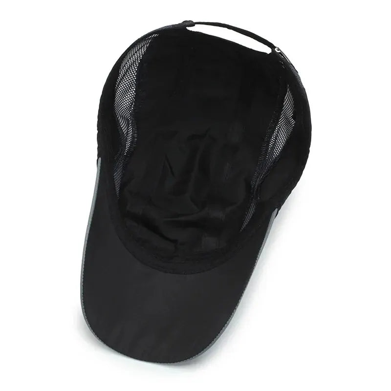 Quick Dry Breathable Mesh Baseball Cap for Summer Outdoor Sports