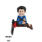 Horror Movie Serie Ash Sally Eerrifier Mini Action Figures Model Building Blocks Thrilling Ghosts Souls Doll Bricks Kit Toy Gift