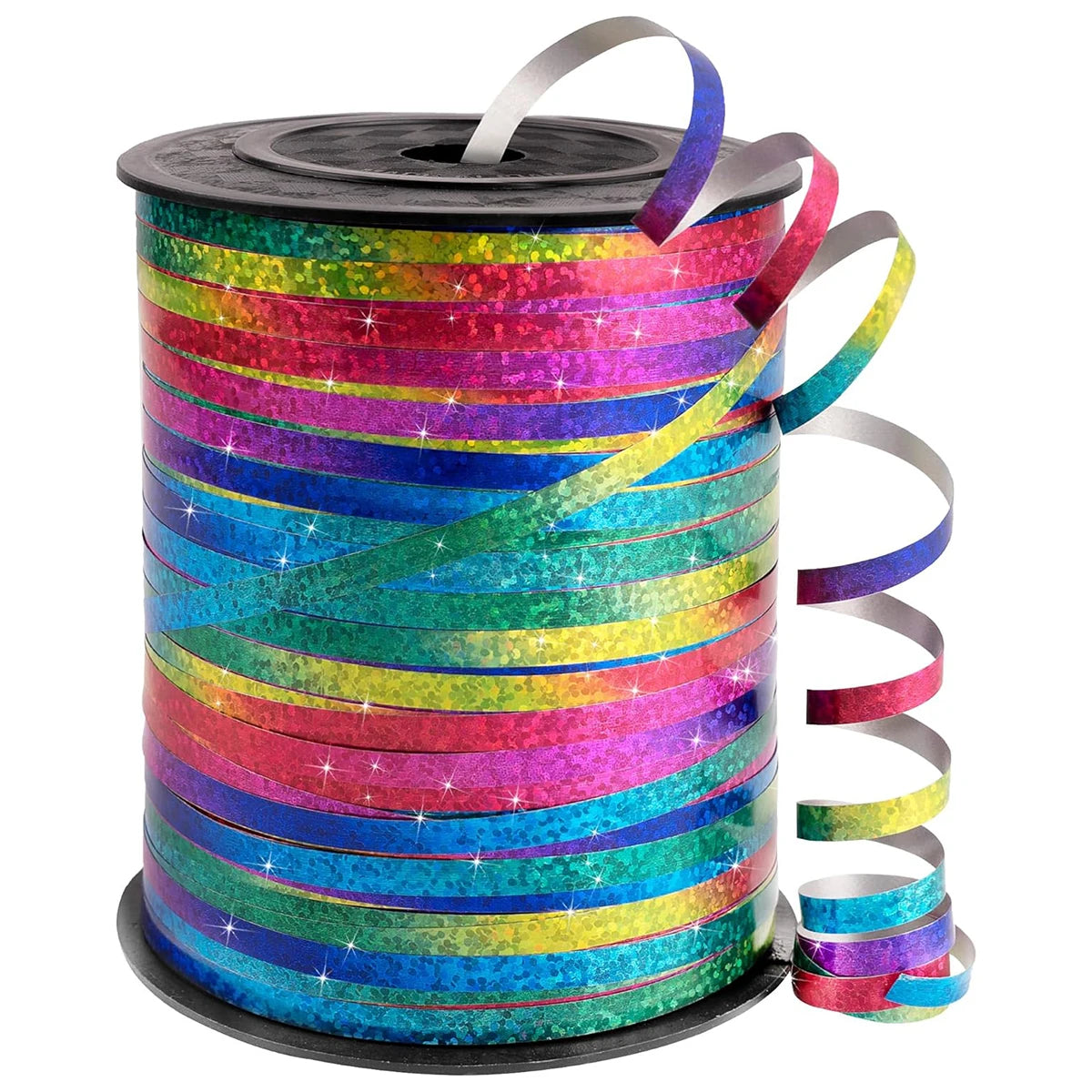 250/500 Yards Ribbon Curling Crimped, 5mm Width Wedding Birthday Christmas Gift Balloon Ribbon Party Decoration Bouquet Ribbon