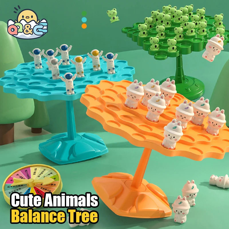 Frog Balance Tree Math Game Montessori Educational Toy for Kids