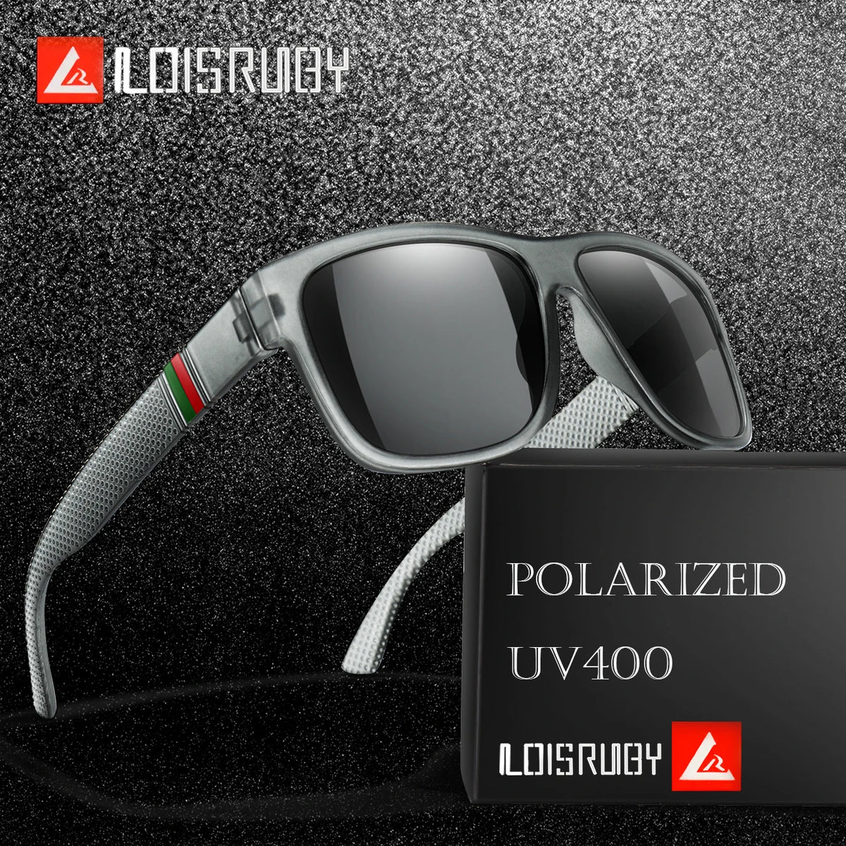 Classic Square Polarized UV400 Sports Sunglasses for Men & Women