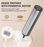 Rechargeable Milk Frother – Handheld Foam Maker & Drink Mixer