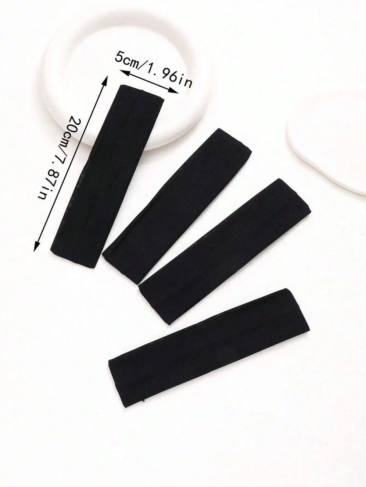 6-Pack Sports Sweatband Headbands – Solid Color & Leopard Print