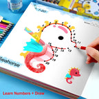 Kids Line Drawing & Number Learning Doodle Activity Book
