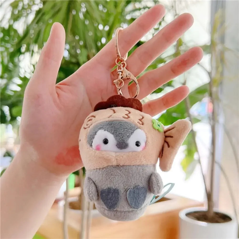 Cute Penguin Plush Keychain Bag Charm for Girls and Kids Gift