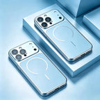 Original Nano Frosted Glass For Magsafe Wireless Charging Phone Case For iPhone 18 17 16 15 14 13 12 11ProMax Air Magnetic Cover