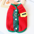 Autumn Winter Dog Clothes Fleece Dog Coat Small Dog Warm Vest with D-Ring Chihuahua Yorkshire Poodle Outfit Fashion Dog Clothing