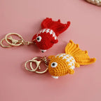 Ocean Animal Crochet Keychain Tropical Fish Bag Charm