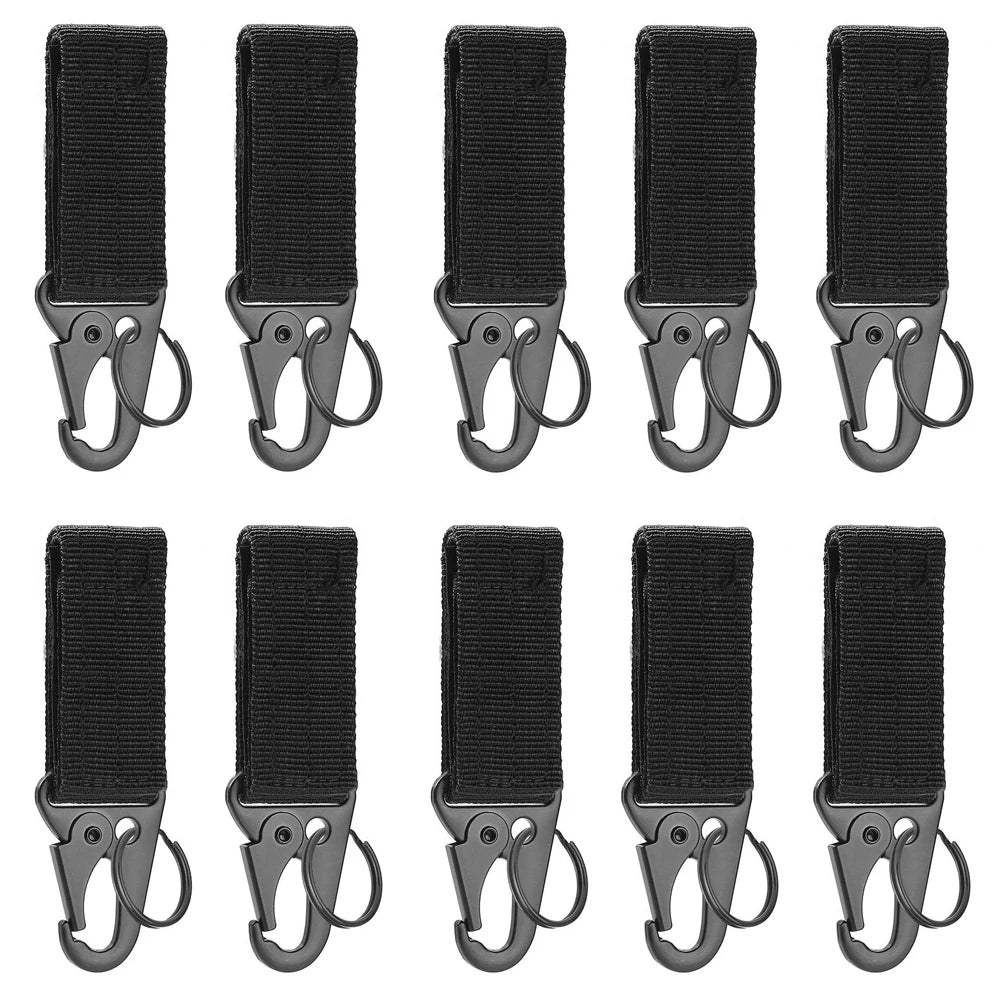 Tactical MOLLE Hanging Buckle Carabiner Clip for Outdoor Gear