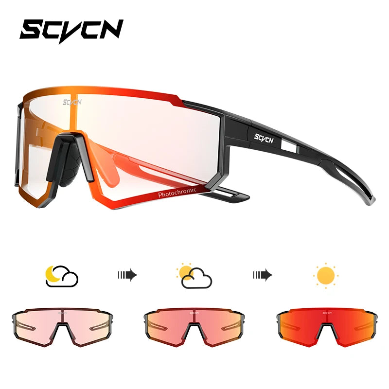 SCVCN UV400 Sports Cycling Sunglasses for Men & Women