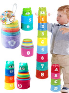 Kid Brain Response Speed Stacking Cup Game