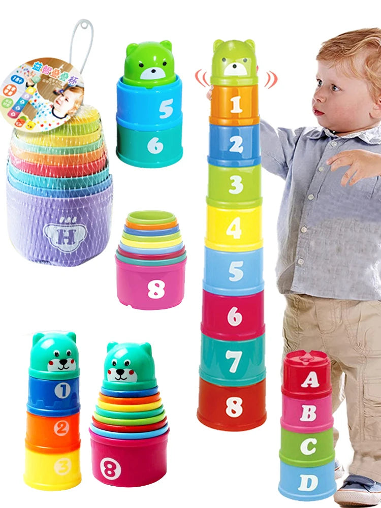 Kid Brain Response Speed Stacking Cup Game