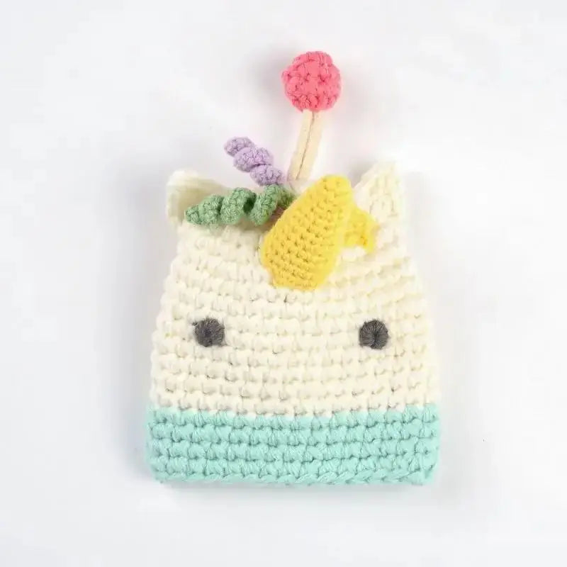 Cartoon Dog Key Case Handwoven Key Organizer Pouch