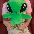 30cm Green Alien Plush Toy Anime Tentacle Horn Alien Monsters Horror Doll Boys Girls Soft Toys Stuffed Throw Pillow Kids Gifts