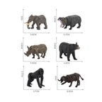 Mini Farm & Wildlife Animal Figurine Set