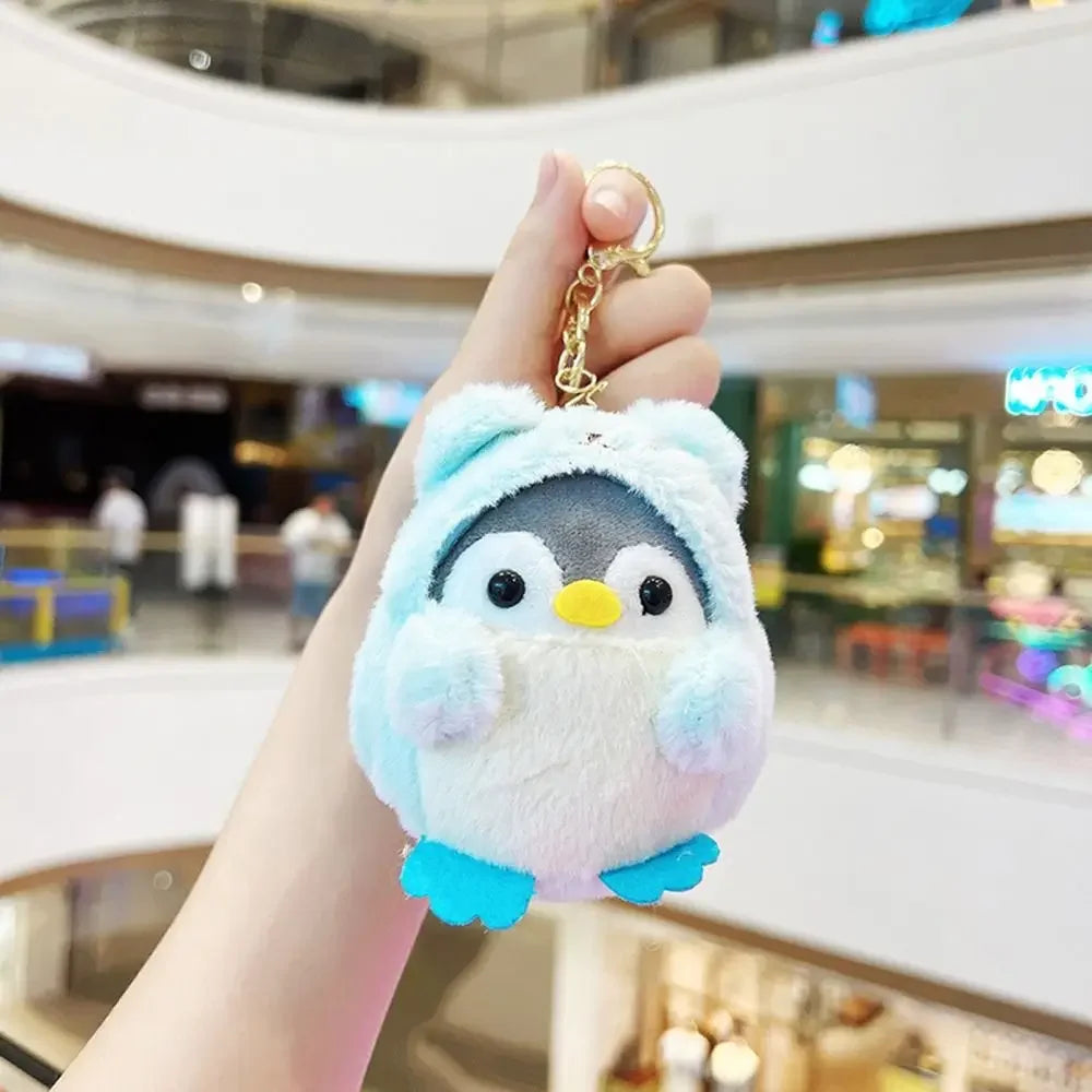 Cute Penguin Plush Keychain Bag Charm for Girls and Kids Gift