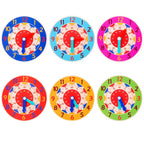 Montessori Wooden Learning Clock Time Teaching Toy for Kids