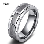 Charm Couple Rings Romantic Women Red Rhinestones Rings Set Trendy Men Stainless Steel Celtic Dragon Rings Wedding Band Jewelry
