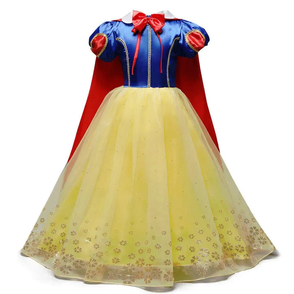 Kids Princess Costume Dress for Girls Cosplay Parties