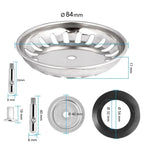 Stainless Steel Sink Strainer – Kitchen Drain Filter Basket