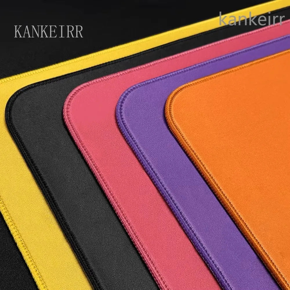 Black Speed Mouse Pad Pure Color High Elastic Non-slip Bottom Gaming Mouse Mat Premium E-Sports Mousepad Ultrafine Surfa Deskmat