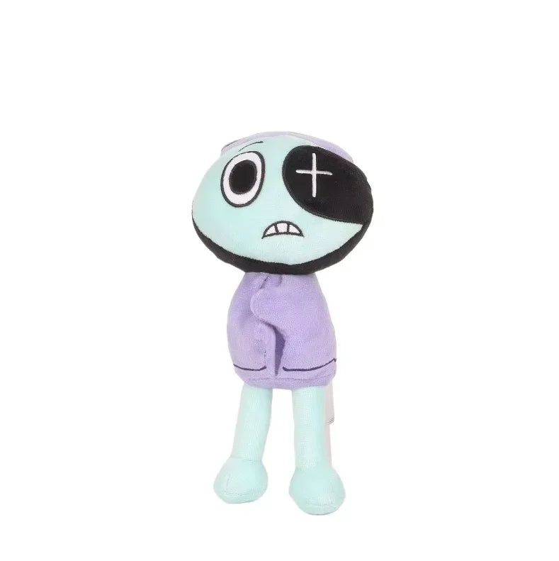 New Dandy's World 35cm Plush Cute Dandy World Scrap Stuffed Horror Game Goob Pebble Plushie Soft Pillow Doll Children Gifts Doll