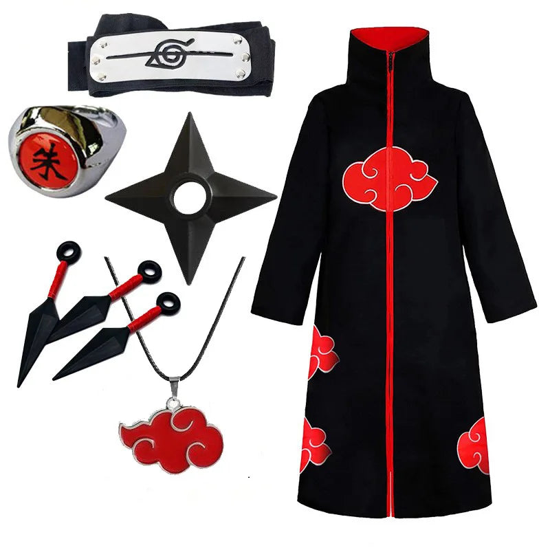 Anime Ninja Hokage cosplay costume Uchiha Itachi Akira organization fourth generation cloak
