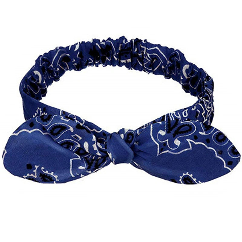 Boho Cross Knot Elastic Headband for Women