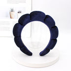 Velvet Sponge Spa Headband for Face Washing & Skincare