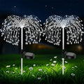 200LED Solar Power Pathway Lights Firework Decor Street Lawn Solar Lights for Outdoor Garden Yard