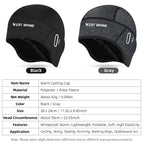 Winter Fleece Thermal Cycling Skull Cap for Outdoor Sports